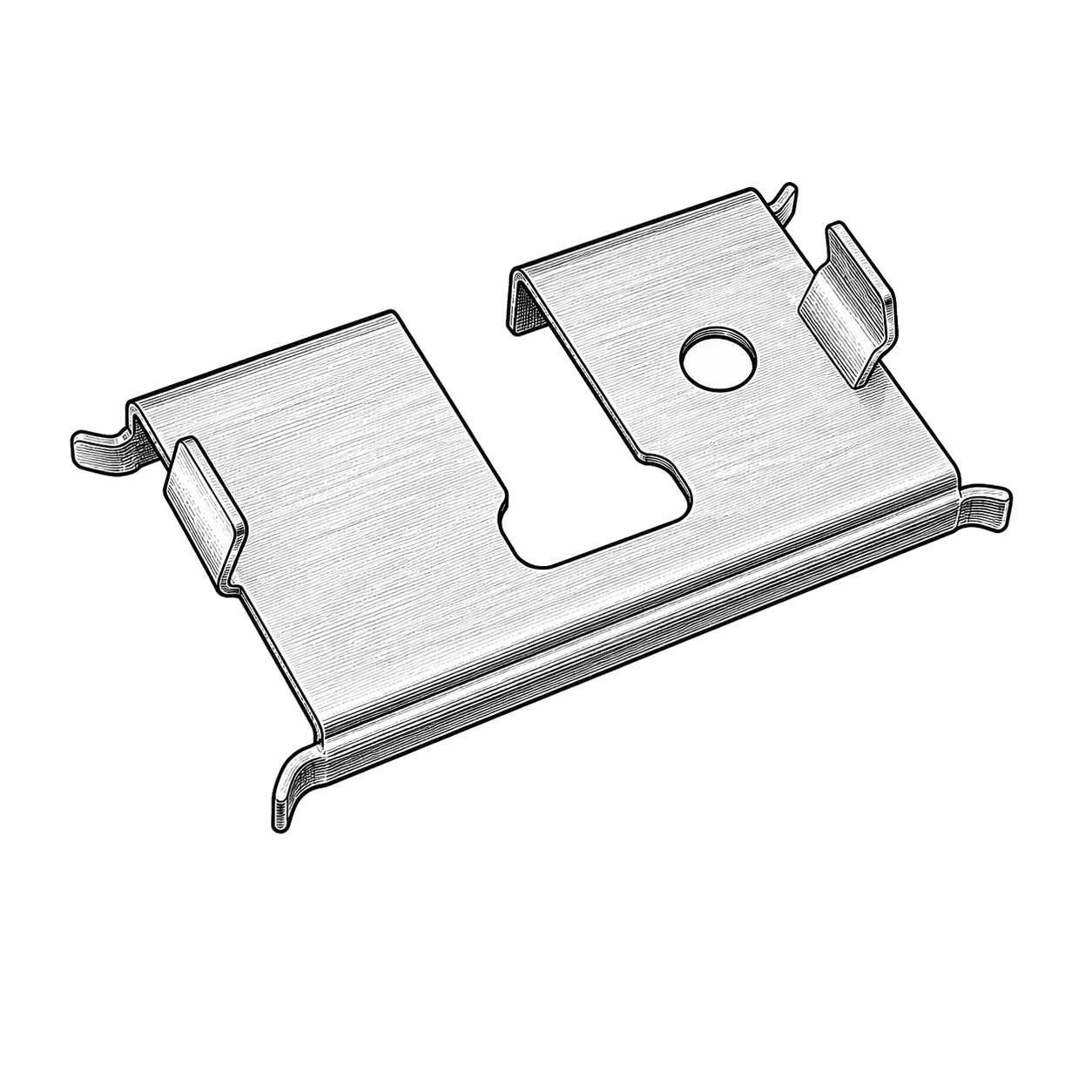 Front Caliper Brake Pad Support Spring